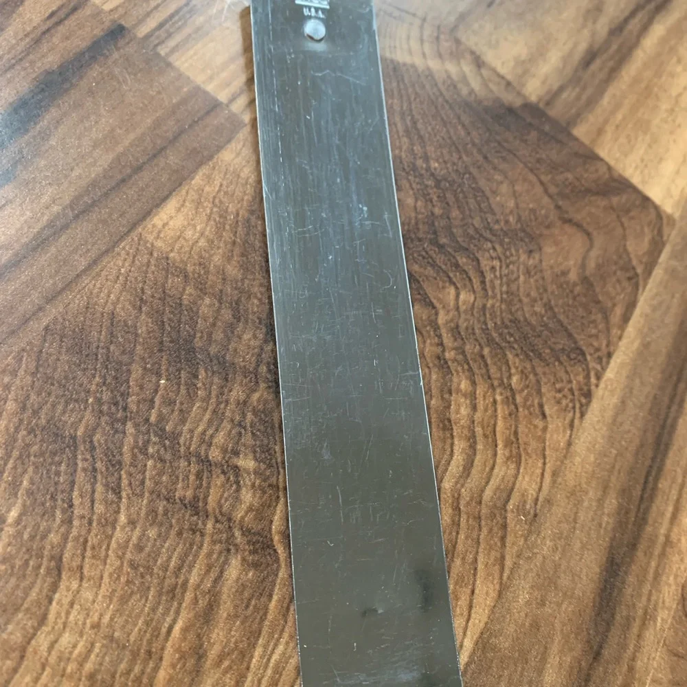 EKCO Forge Flat Cake Frosting Spreader Vintage USA Black Handle Spatula